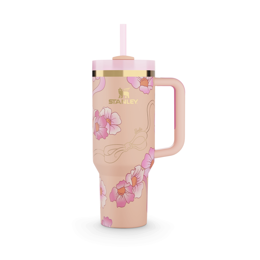 The Barbie x Stanley '80s Peaches 'N Cream Quencher | 40 OZ